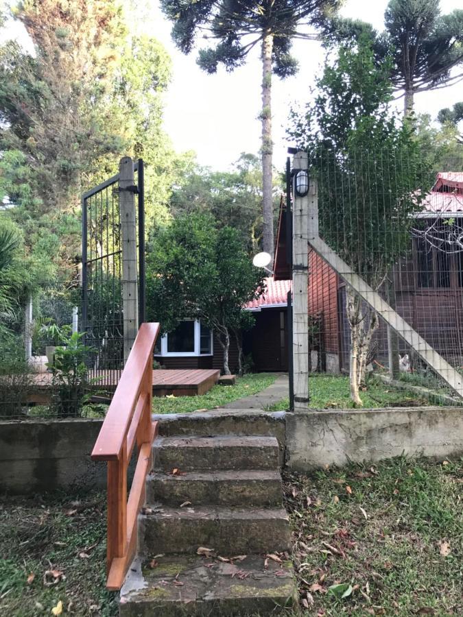 Casa Calandra Chale Colonial De Madeira Na Serra Gaucha, Canelars Villa Luaran gambar